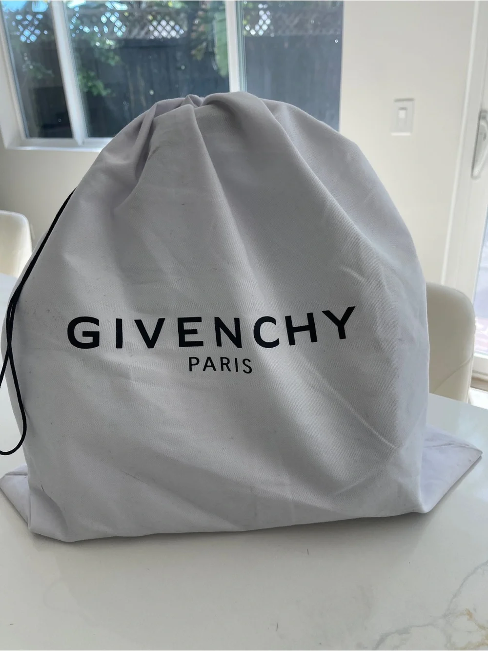 Givenchy Black Leather Mini Satchel with Gold Logo, New With Tag